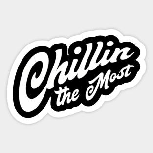 Chillin The Most Vacation Lazy Couch Potato Sticker